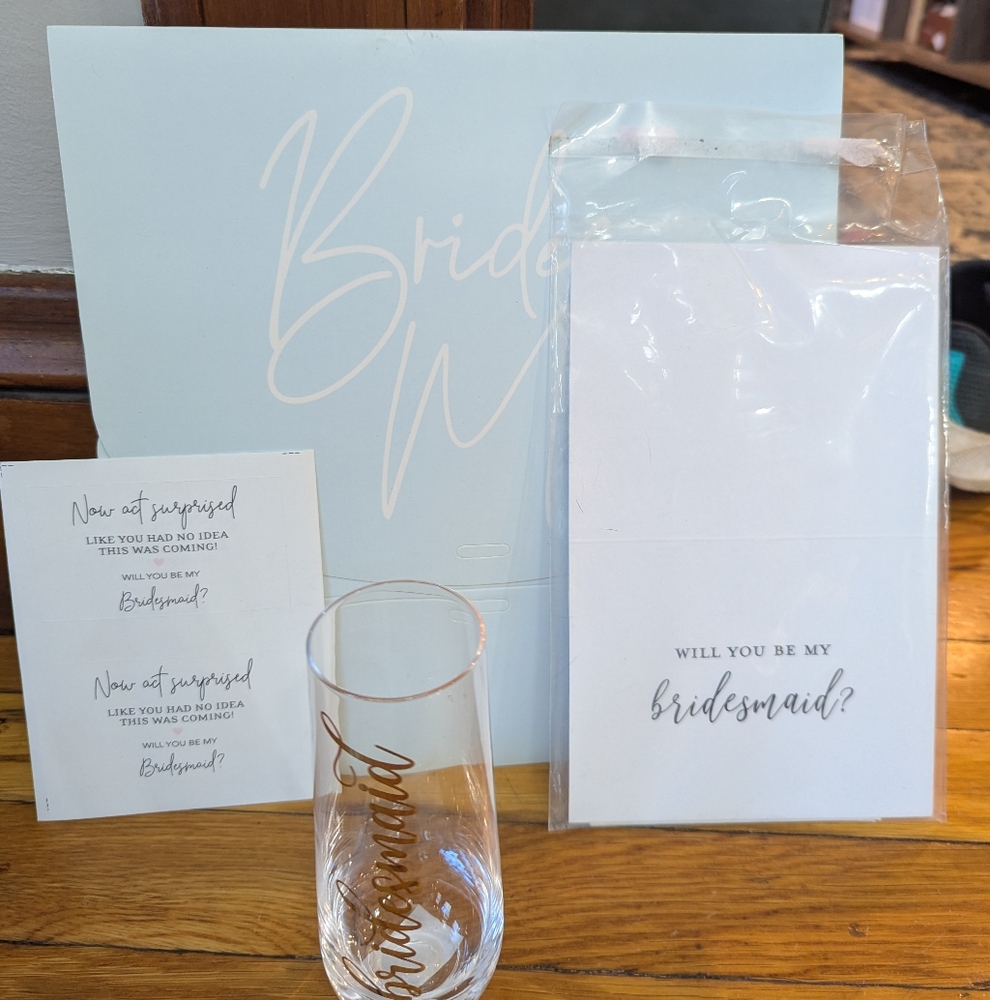 Wedding/bridesmaid proposal bundle